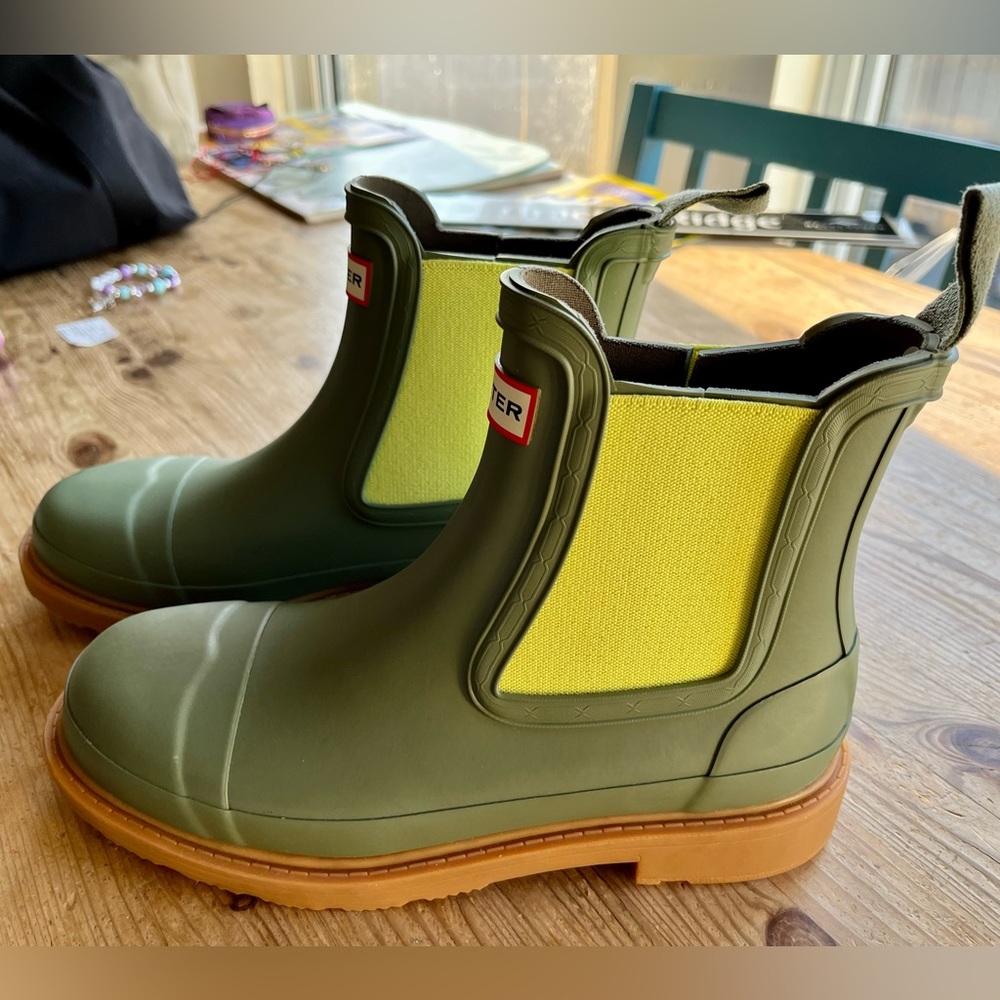 Hunter Commando Chelsea Boots size US 8